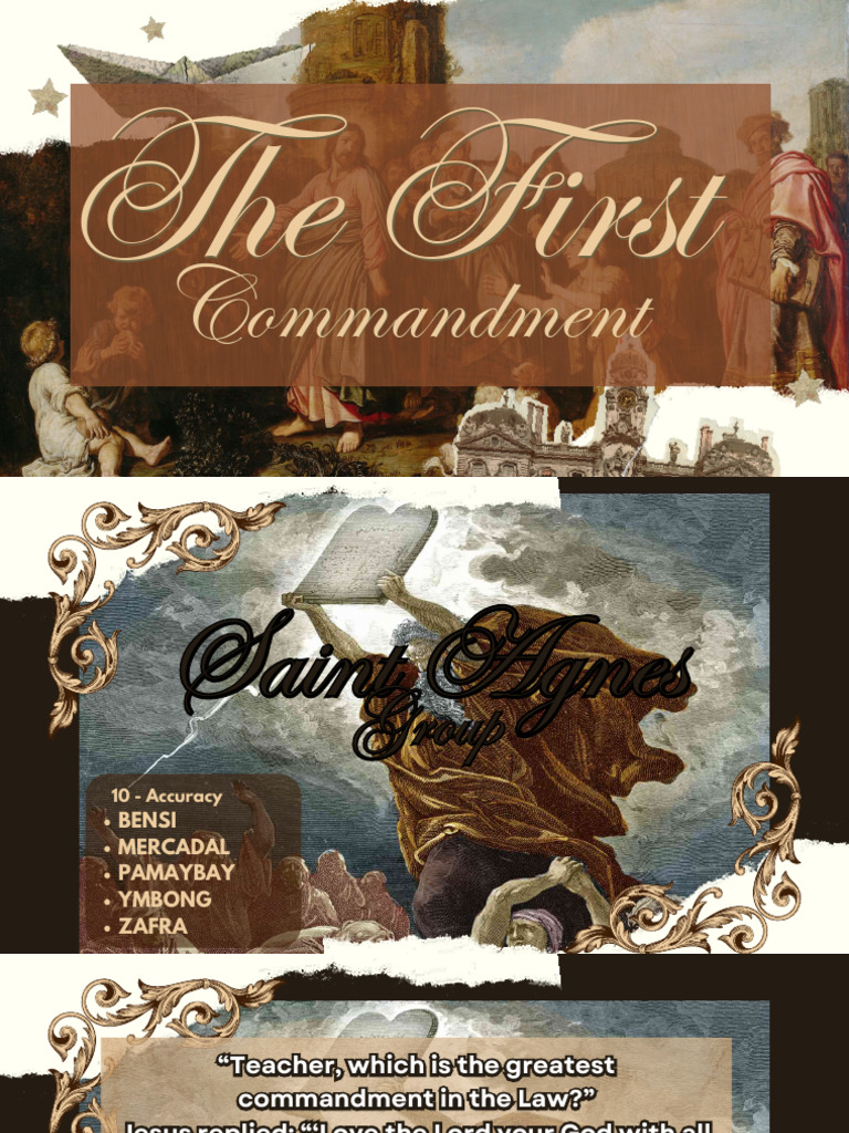 Understanding the First Commandment | PDF | Ten Commandments ...