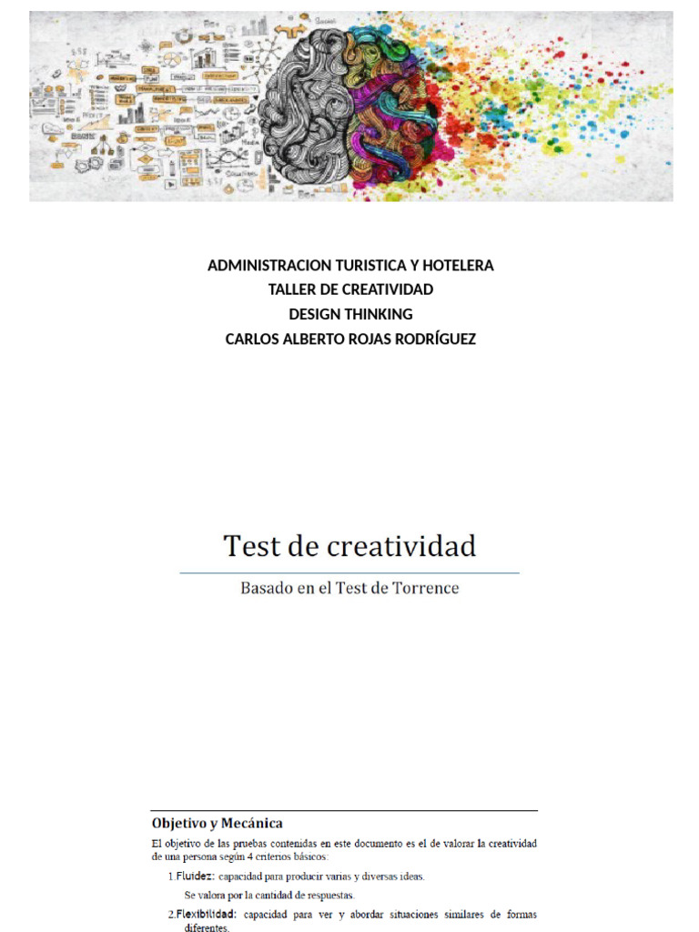 Taller de Design Thinking | PDF