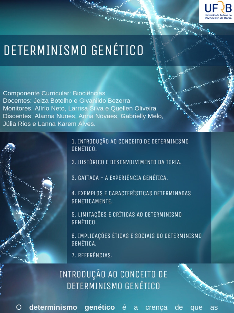 Determinismo Genético: Teoria e Implicações | PDF | Genética ...