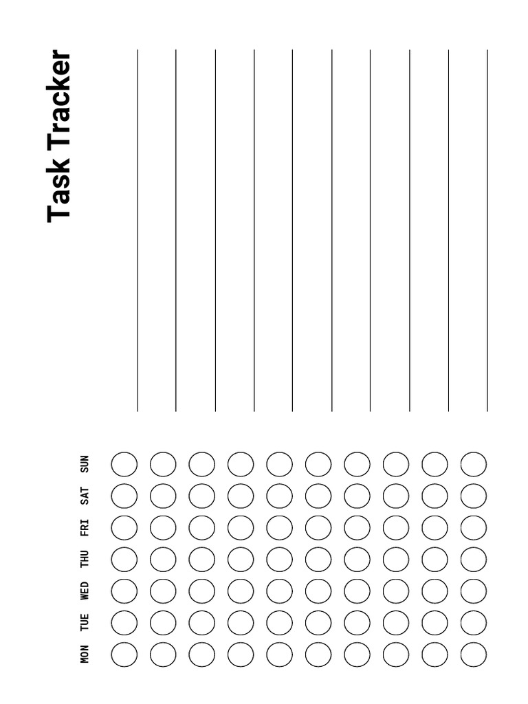 Minimal and Clean Task Tracker | PDF