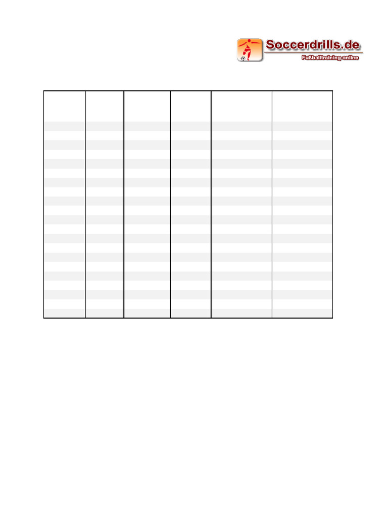Shuttle Run Zeiten Meter | PDF