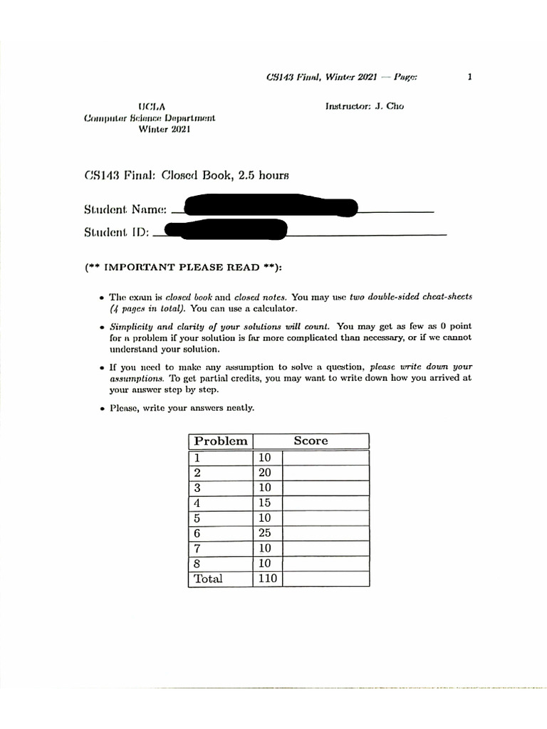 CS143 Final | PDF