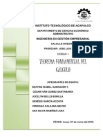 Unidad I Teorema Fundamental Del Cálculo Calculo Integral