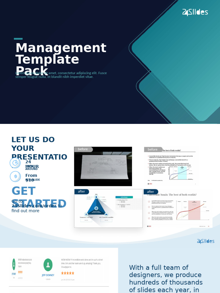 Management Template Pack Creative Style | PDF