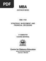 DBA 1764 - Strategic Investment