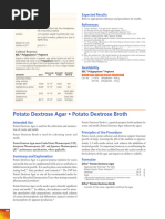 Potato Dextrose Agar Preparation Guide | PDF
