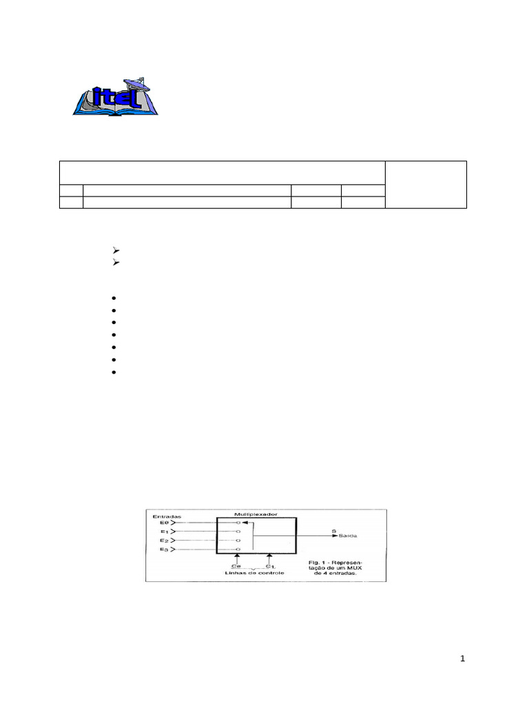 MUX e DEMUX: Circuito Integrado de 4 Canais | PDF | Tecnologia digital ...