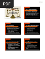 Public Procurement Process (An Overview)