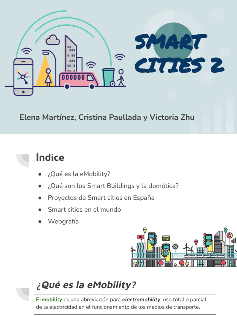 Smart Cities: eMobility y Edificios Inteligentes | PDF | Red ...