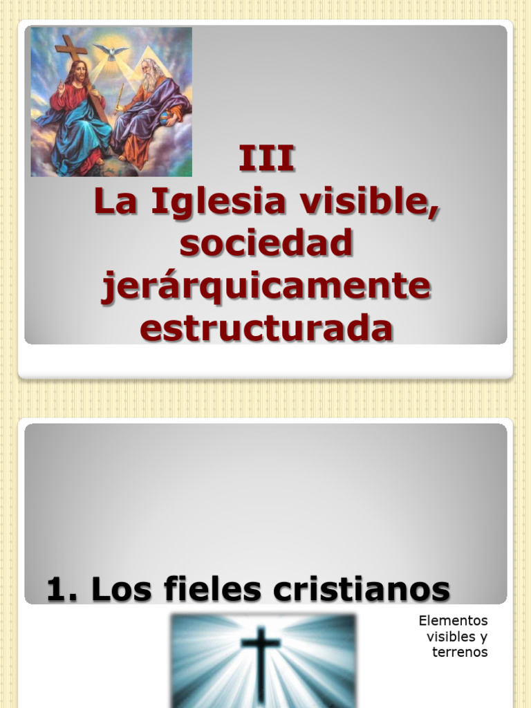 Estructura y Funciones de la Iglesia | PDF | obispo | Iglesia Católica