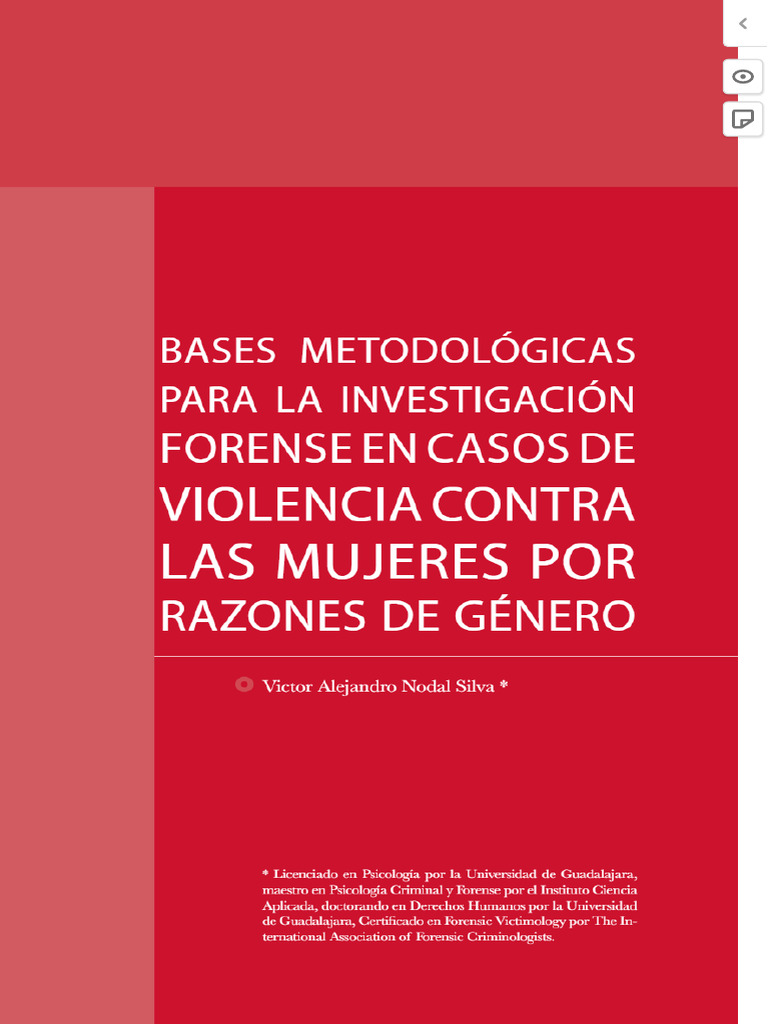 Vista de Bases Metodológicas para La Investigación Forense en Casos de ...