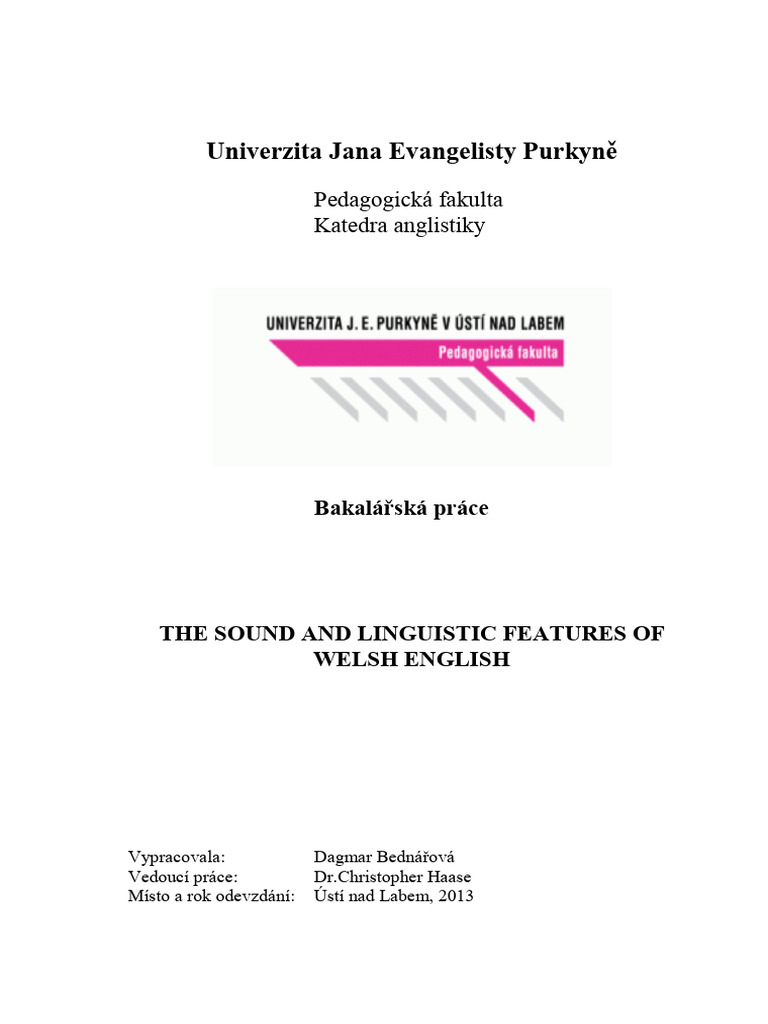 Welsh English: Sound and Linguistic Features | PDF | English Language ...