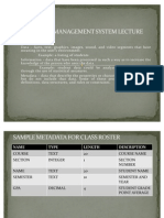 Database Management System Lecture