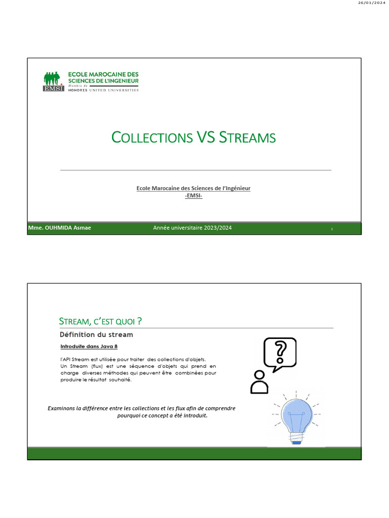 Comprendre les Streams en Java | PDF | Java (Langage de programmation ...