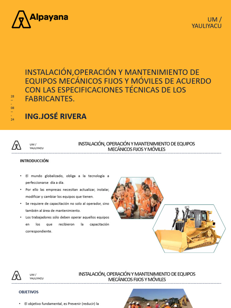 Mantenimiento De Equipos Mecánicos Guía Completa Pdf Seguridad Y