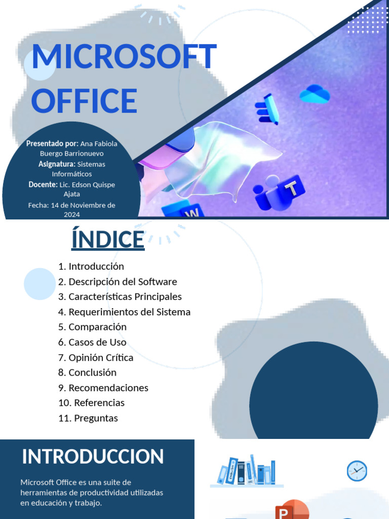 Análisis de Microsoft Office 365 | PDF | Microsoft Office | Microsoft