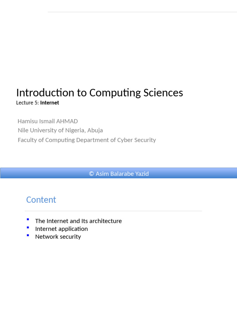 Lecture 06 | PDF | World Wide Web | Internet & Web