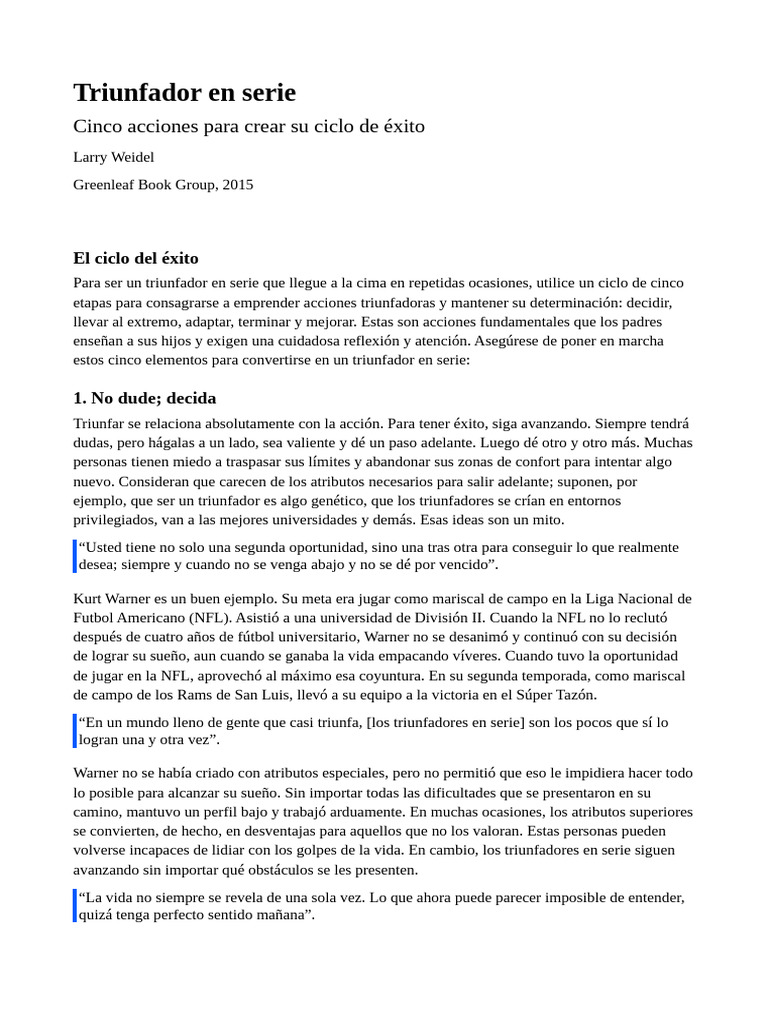 Triunfador+en+Serie+ +Larry+Weidel | PDF | Planificación | Nasa
