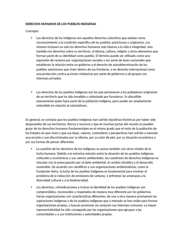 Derechos Humanos de Pueblos Indígenas | PDF | Justicia | Crimen y violencia