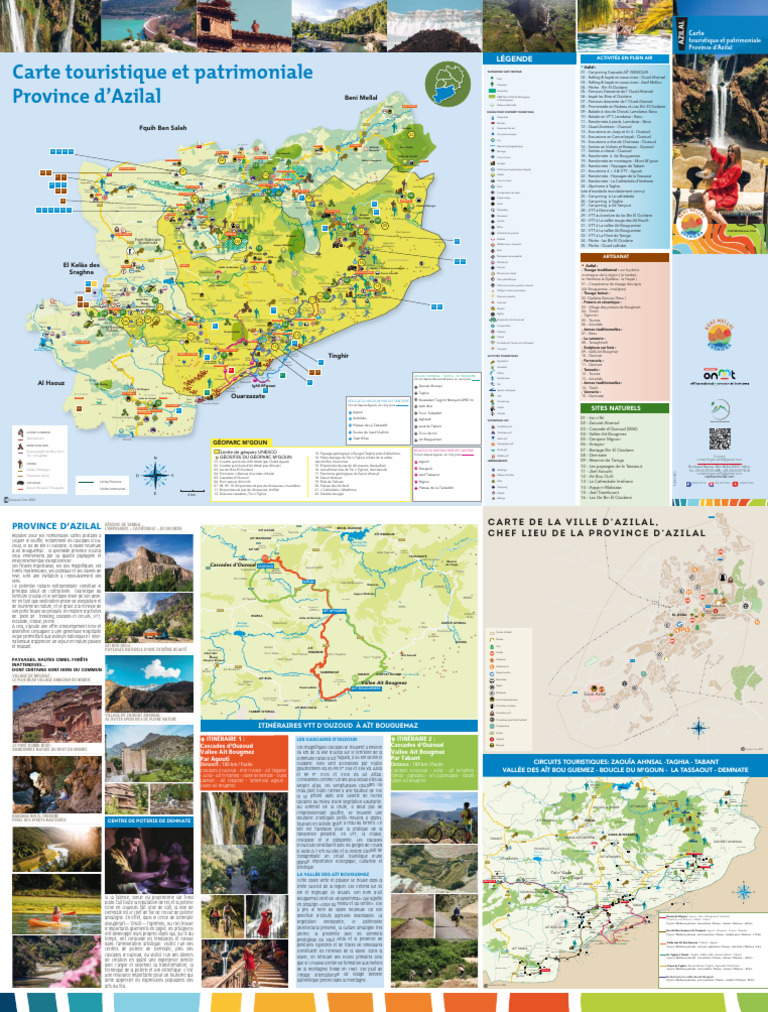 Carte Azilal | PDF | Jeu de plein air