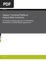 Sybase SUP Hybrid Web Container Article Wp