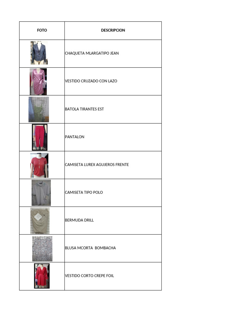 Ropa de Moda: Vestidos, Blusas y Pantalones | PDF | Camisa | Blusa