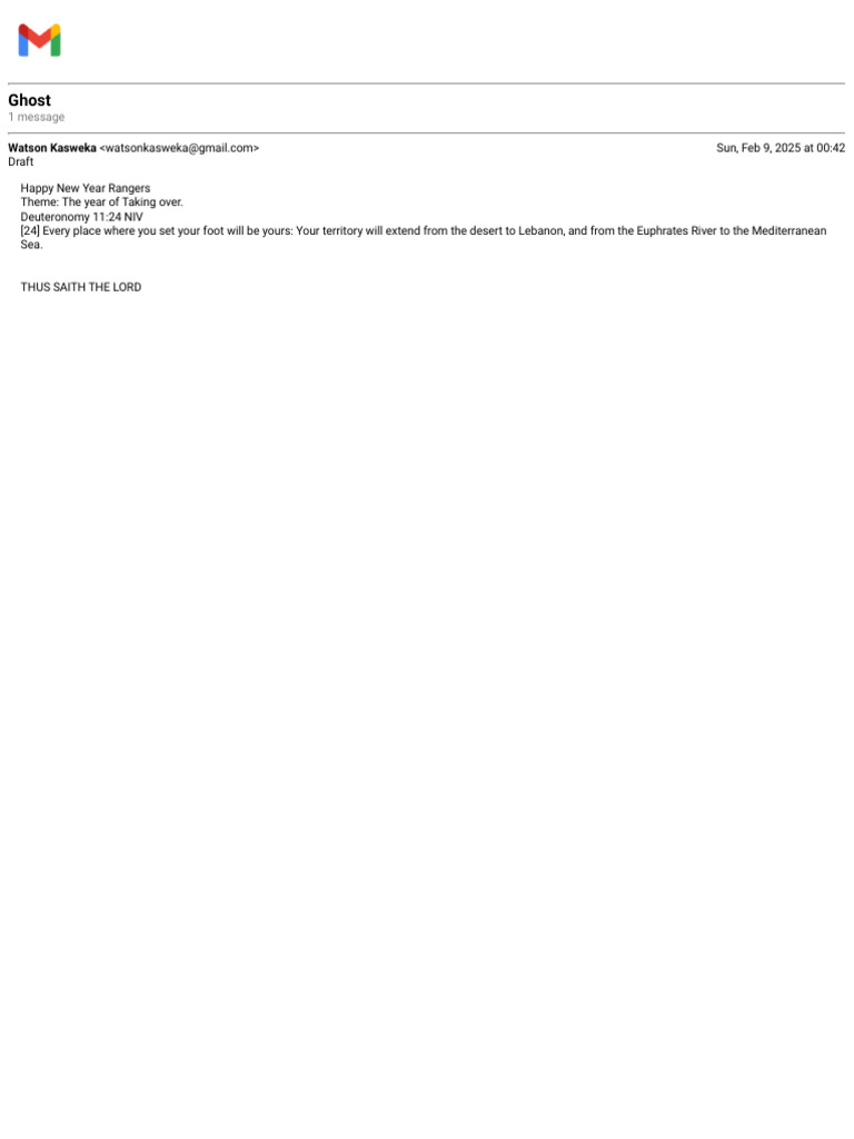 Gmail - Ghost | PDF