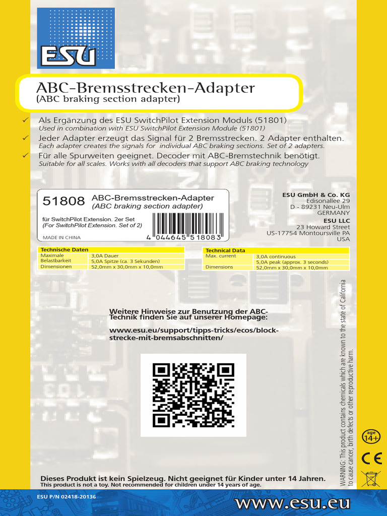 02418-20136 SPE ABC-Adapter ESUKG de en Blisterkarton Auflage1 Ebook 01 ...
