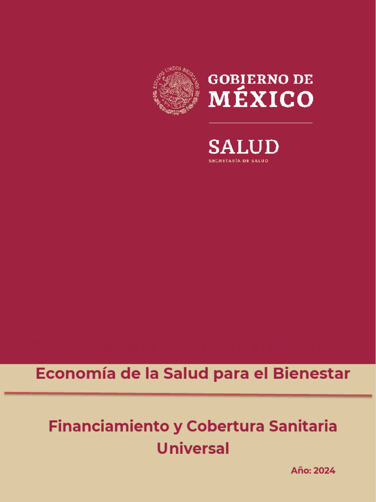 Economía de la Salud y Cobertura Universal | PDF | Cuidado de la salud ...