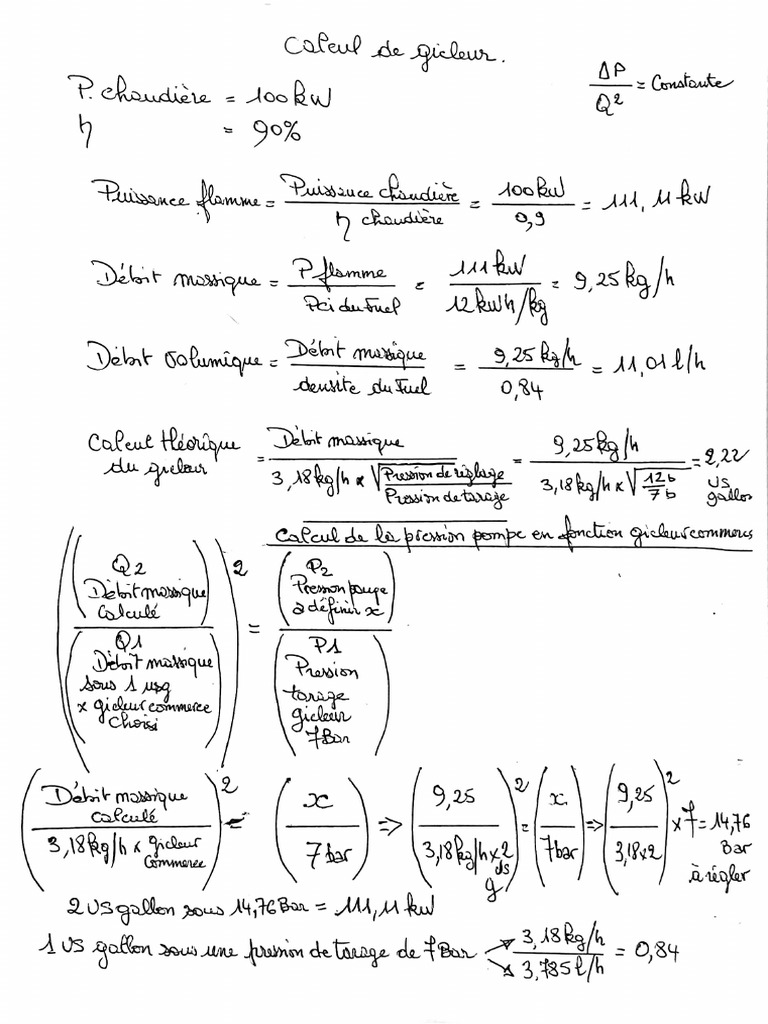 Calcul Fioul PDF — free download