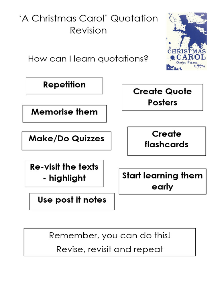 ACC Key Quotes by Character | PDF | Ebenezer Scrooge | Tiny Tim (A ...