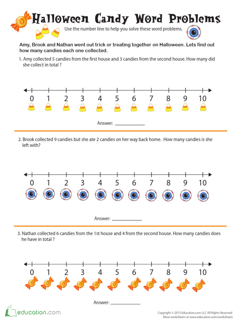 Halloween Math Problems | PDF