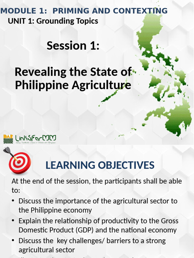 State of Philippine Agriculture 2023 | PDF | Gross Domestic Product ...