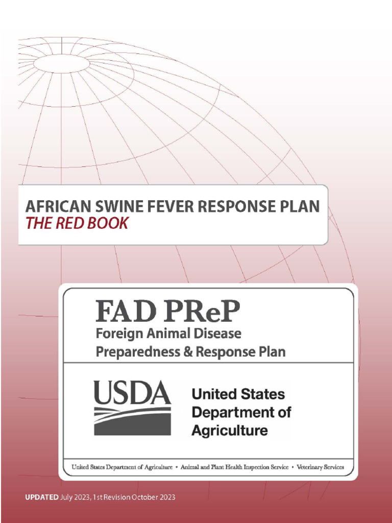 Asf Responseplan | PDF | Pig