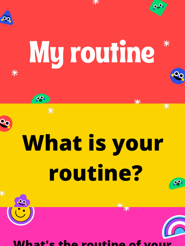 Create and Share Your Daily Routine | PDF