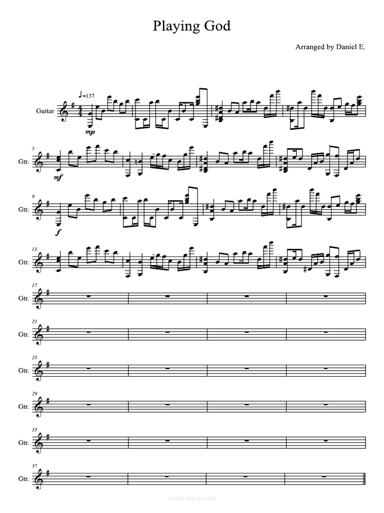 Playing God | PDF