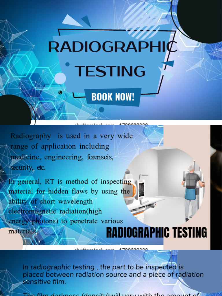 Radiographic Testing Overview Guide | PDF | Radiation | X Ray