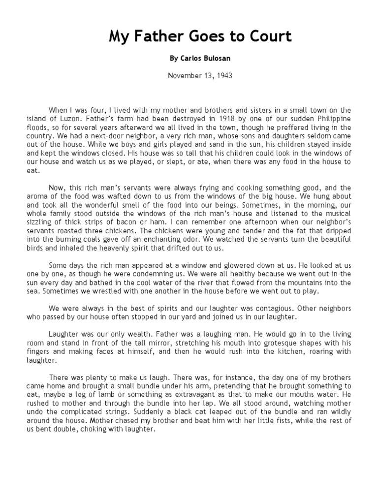 32699186 My Father Goes to Court Courtroom Laughter