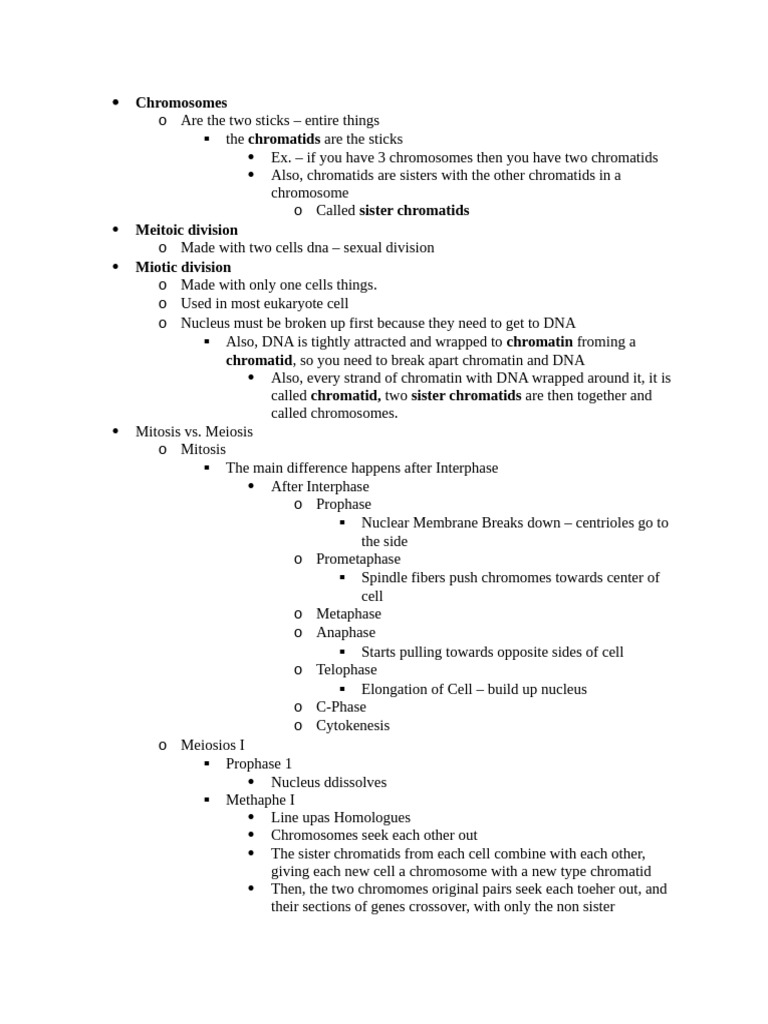 Understanding Chromosomes and Cell Division | PDF | Mitosis | Meiosis
