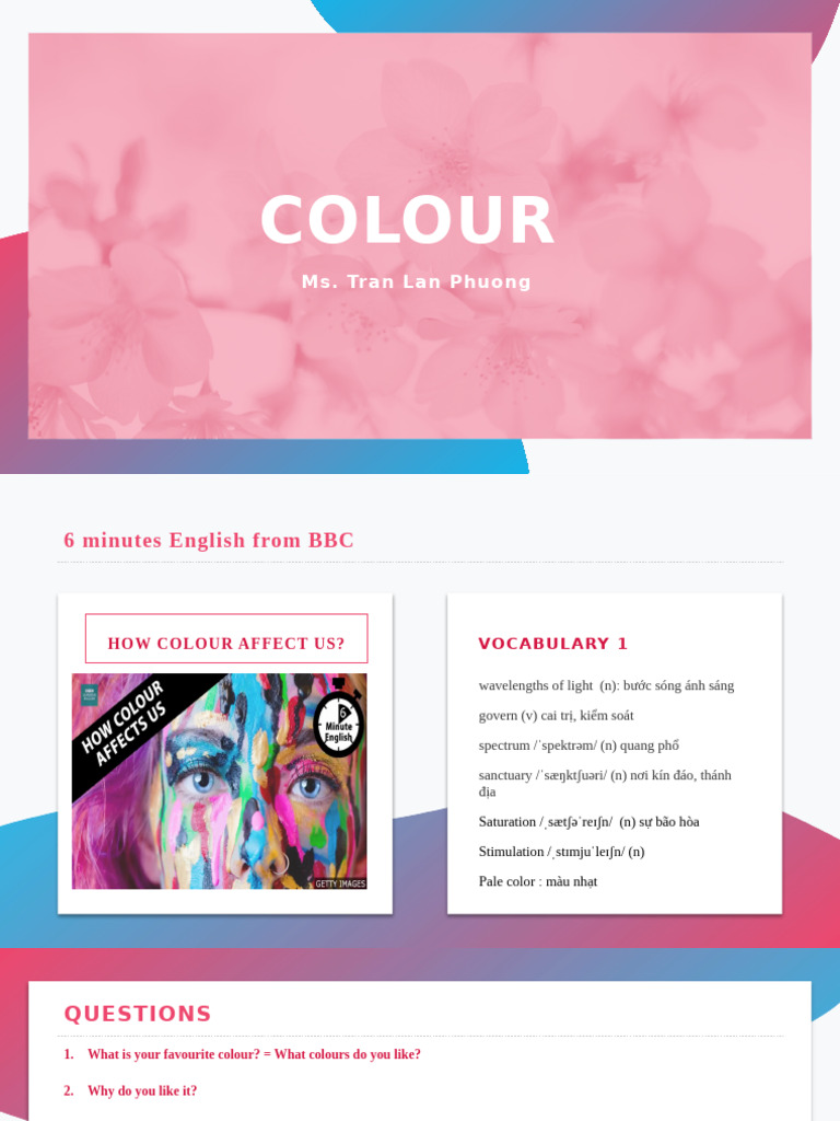 How Color Influences Mood and Preferences | PDF | Color
