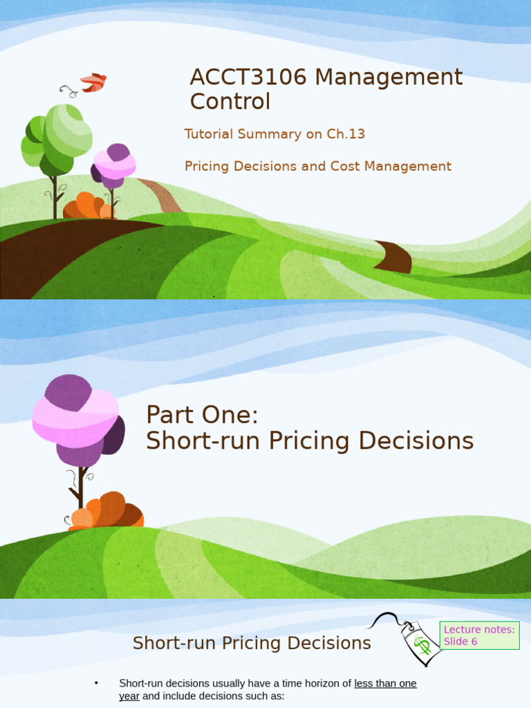 Short-run and Long-run Pricing Strategies | PDF | Pricing | Return On ...