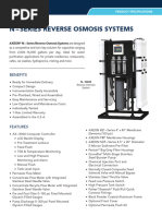 Reverse Osmosis - Check List | PDF