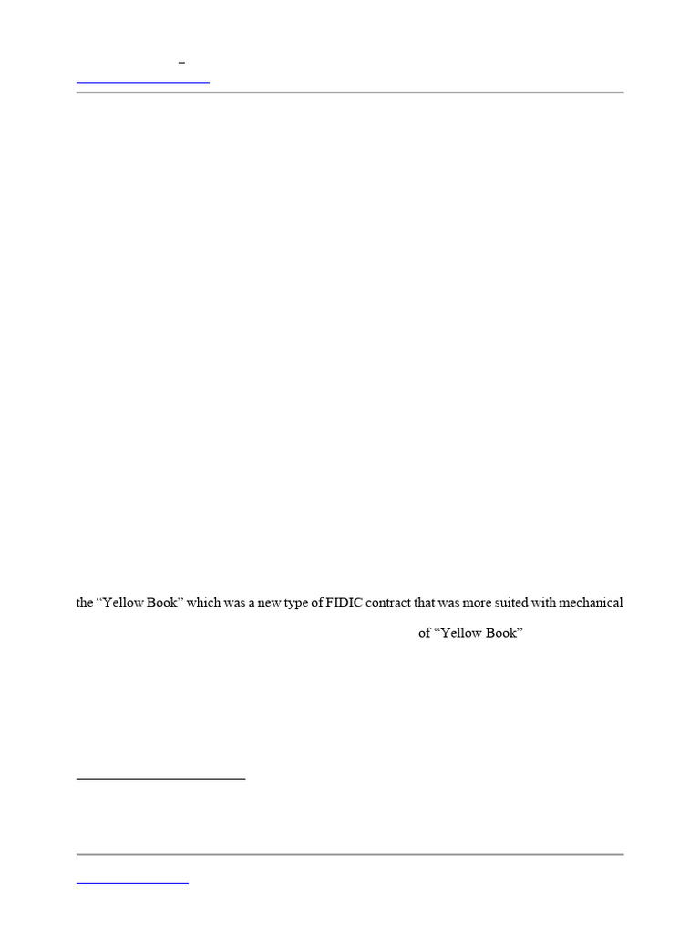 FIDIC Red Book 2017 Overview | PDF | Employment | Business