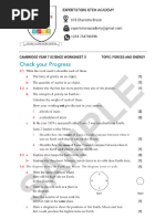 Year 7 Revision Sheet and Model Answer | PDF | Chemical Compounds ...