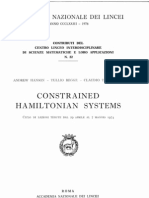 Constrained Hamilton Ian System - Hanson-Regge