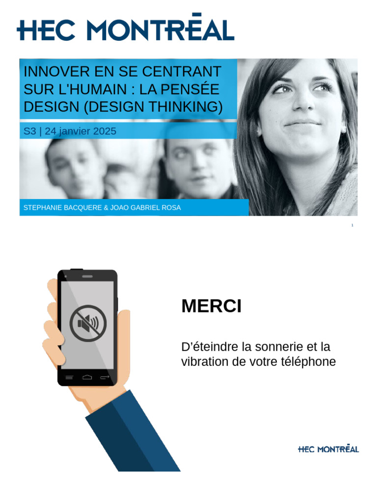 Cours HEC Montréal - ENTR31001 - H2025 - S3 Du 24 Janvier ...