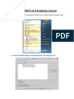 To Configure ANSYS 12