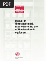 Download Manual on ManagementMaintenance and Use of Blood Cold Chain Equipment by mohammedanif SN82575963 doc pdf