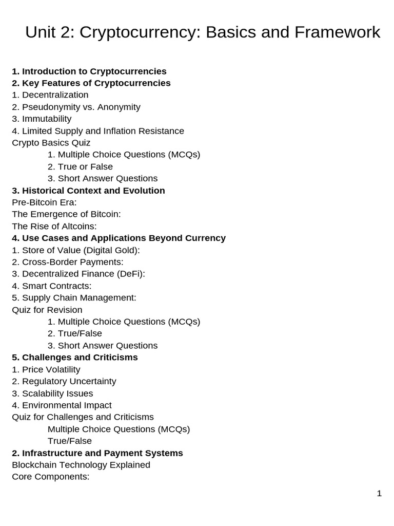 Financial Technology Running Notes Pdf Cryptocurrency Bitcoin