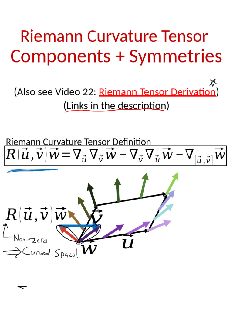 Tensorcalc 23 riemann curvature tensor components pdf tensor